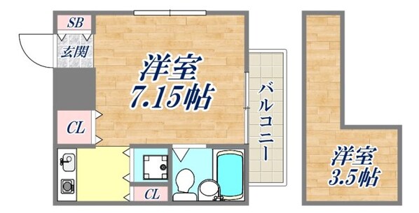 ゼンマンションの物件間取画像